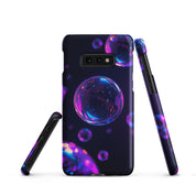 Foto di - Cover Resistente e Sottile Samsung - Compatibile con Ricarica Wireless - Bolle Viola Super Realistiche-Smartphone-Biiply