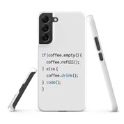 Foto di - Cover Resistente e Sottile Samsung - Compatibile con Ricarica Wireless - Codice Javascript-Smartphone-Biiply