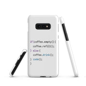 Foto di - Cover Resistente e Sottile Samsung - Compatibile con Ricarica Wireless - Codice Javascript-Smartphone-Biiply