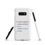 Foto di - Cover Resistente e Sottile Samsung - Compatibile con Ricarica Wireless - Codice Javascript-Smartphone-Biiply