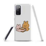 Foto di - Cover Resistente e Sottile Samsung - Compatibile con Ricarica Wireless - Conigli Kawaii-Smartphone-Biiply