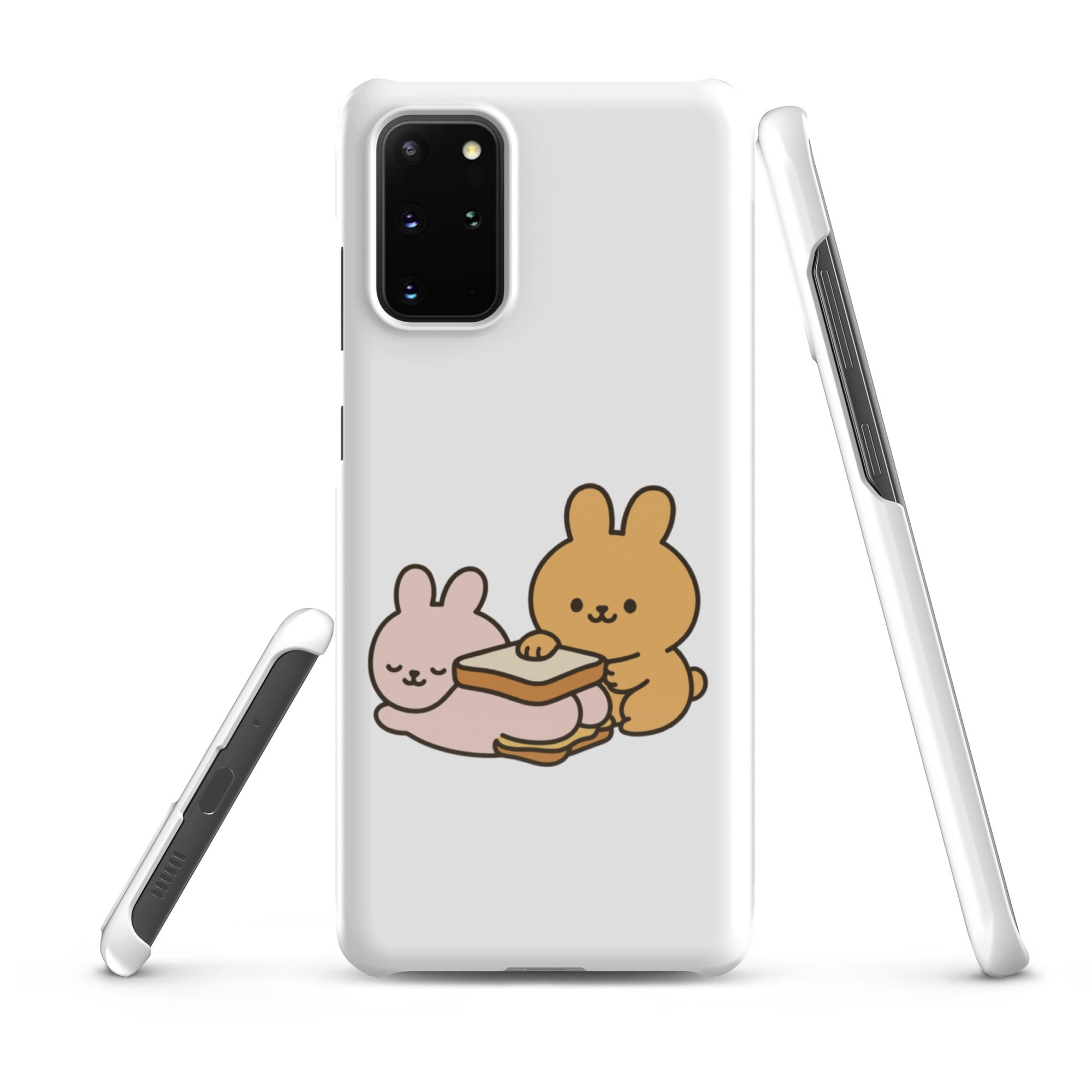 Foto di - Cover Resistente e Sottile Samsung - Compatibile con Ricarica Wireless - Conigli Kawaii-Smartphone-Biiply
