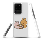 Foto di - Cover Resistente e Sottile Samsung - Compatibile con Ricarica Wireless - Conigli Kawaii-Smartphone-Biiply
