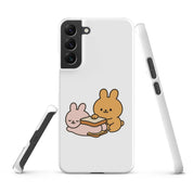 Foto di - Cover Resistente e Sottile Samsung - Compatibile con Ricarica Wireless - Conigli Kawaii-Smartphone-Biiply