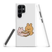 Foto di - Cover Resistente e Sottile Samsung - Compatibile con Ricarica Wireless - Conigli Kawaii-Smartphone-Biiply