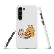 Foto di - Cover Resistente e Sottile Samsung - Compatibile con Ricarica Wireless - Conigli Kawaii-Smartphone-Biiply
