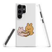 Foto di - Cover Resistente e Sottile Samsung - Compatibile con Ricarica Wireless - Conigli Kawaii-Smartphone-Biiply