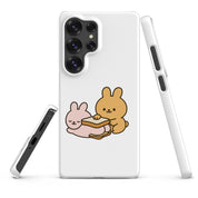 Foto di - Cover Resistente e Sottile Samsung - Compatibile con Ricarica Wireless - Conigli Kawaii-Smartphone-Biiply