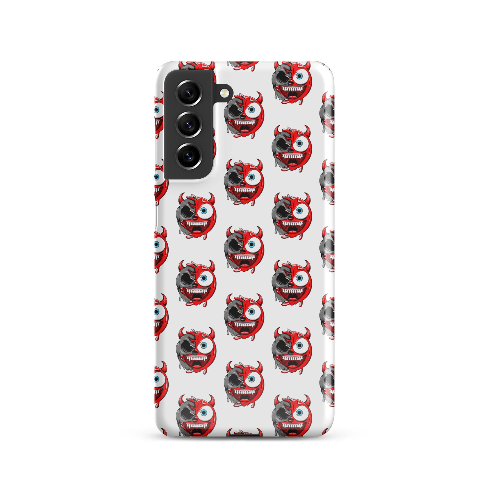 Foto di - Cover Resistente e Sottile Samsung - Compatibile con Ricarica Wireless - Dead Devil Face-Smartphone-Biiply