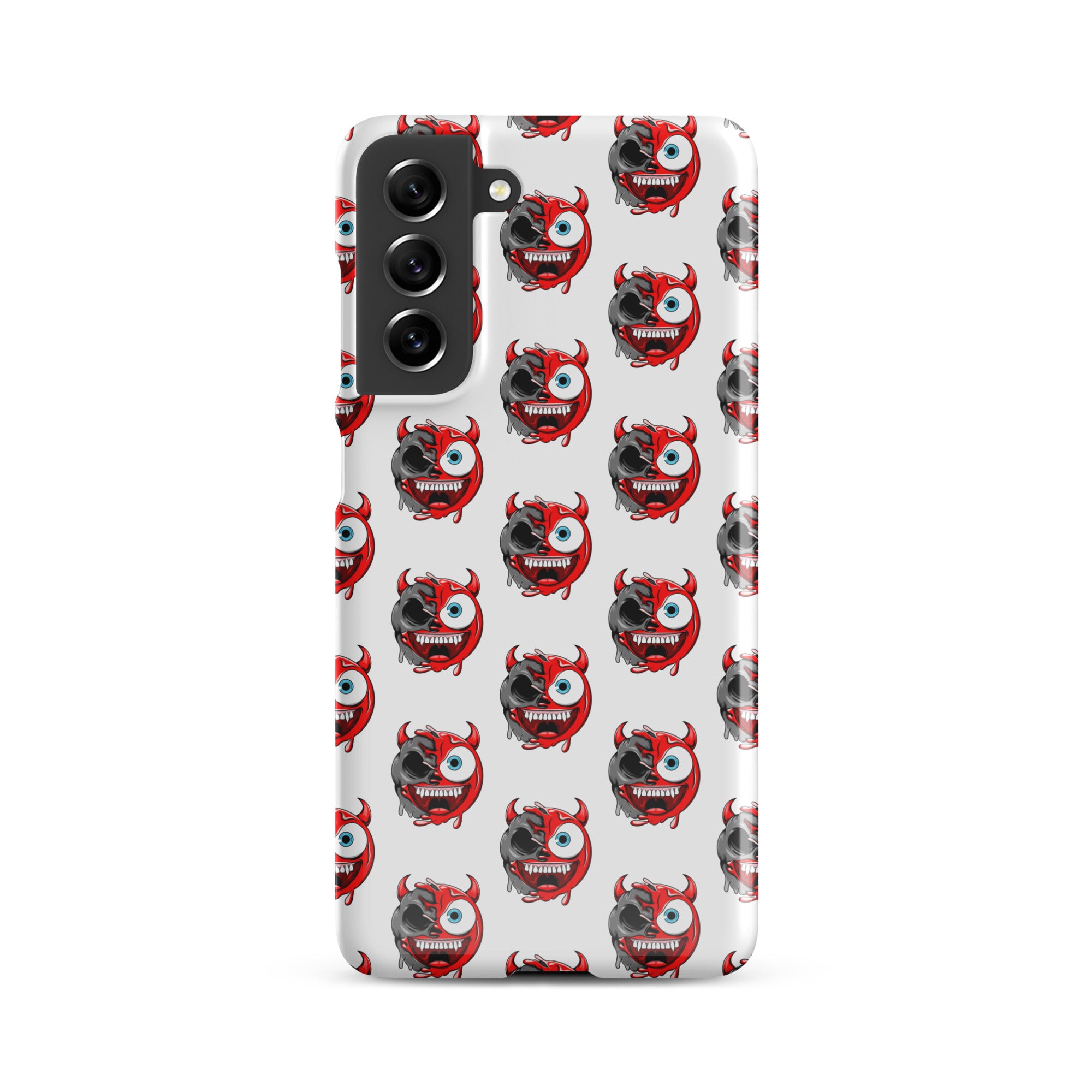 Foto di - Cover Resistente e Sottile Samsung - Compatibile con Ricarica Wireless - Dead Devil Face-Smartphone-Biiply