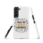 Foto di - Cover Resistente e Sottile Samsung - Compatibile con Ricarica Wireless - Fidati Di me sono un ingegnere-Smartphone-Biiply