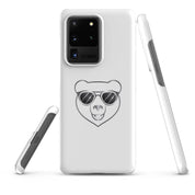 Foto di - Cover Resistente e Sottile Samsung - Compatibile con Ricarica Wireless - Frame Orso Cool-Smartphone-Biiply