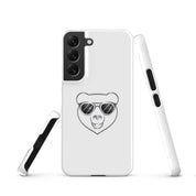 Foto di - Cover Resistente e Sottile Samsung - Compatibile con Ricarica Wireless - Frame Orso Cool-Smartphone-Biiply