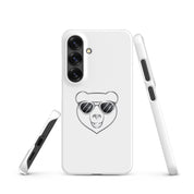 Foto di - Cover Resistente e Sottile Samsung - Compatibile con Ricarica Wireless - Frame Orso Cool-Smartphone-Biiply