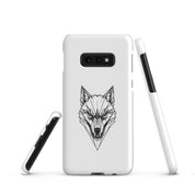 Foto di - Cover Resistente e Sottile Samsung - Compatibile con Ricarica Wireless - Frame Testa di Lupo-Smartphone-Biiply