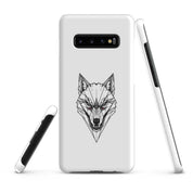 Foto di - Cover Resistente e Sottile Samsung - Compatibile con Ricarica Wireless - Frame Testa di Lupo-Smartphone-Biiply