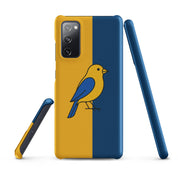 Foto di - Cover Resistente e Sottile Samsung - Compatibile con Ricarica Wireless - Giallo Blu-Smartphone-Biiply