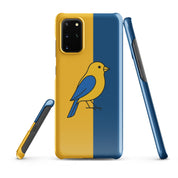 Foto di - Cover Resistente e Sottile Samsung - Compatibile con Ricarica Wireless - Giallo Blu-Smartphone-Biiply