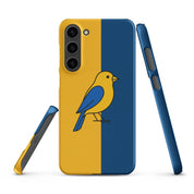 Foto di - Cover Resistente e Sottile Samsung - Compatibile con Ricarica Wireless - Giallo Blu-Smartphone-Biiply