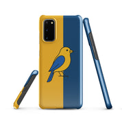 Foto di - Cover Resistente e Sottile Samsung - Compatibile con Ricarica Wireless - Giallo Blu-Smartphone-Biiply