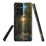 Foto di - Cover Resistente e Sottile Samsung - Compatibile con Ricarica Wireless - Green Road-Smartphone-Biiply