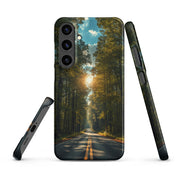 Foto di - Cover Resistente e Sottile Samsung - Compatibile con Ricarica Wireless - Green Road-Smartphone-Biiply