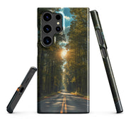 Foto di - Cover Resistente e Sottile Samsung - Compatibile con Ricarica Wireless - Green Road-Smartphone-Biiply