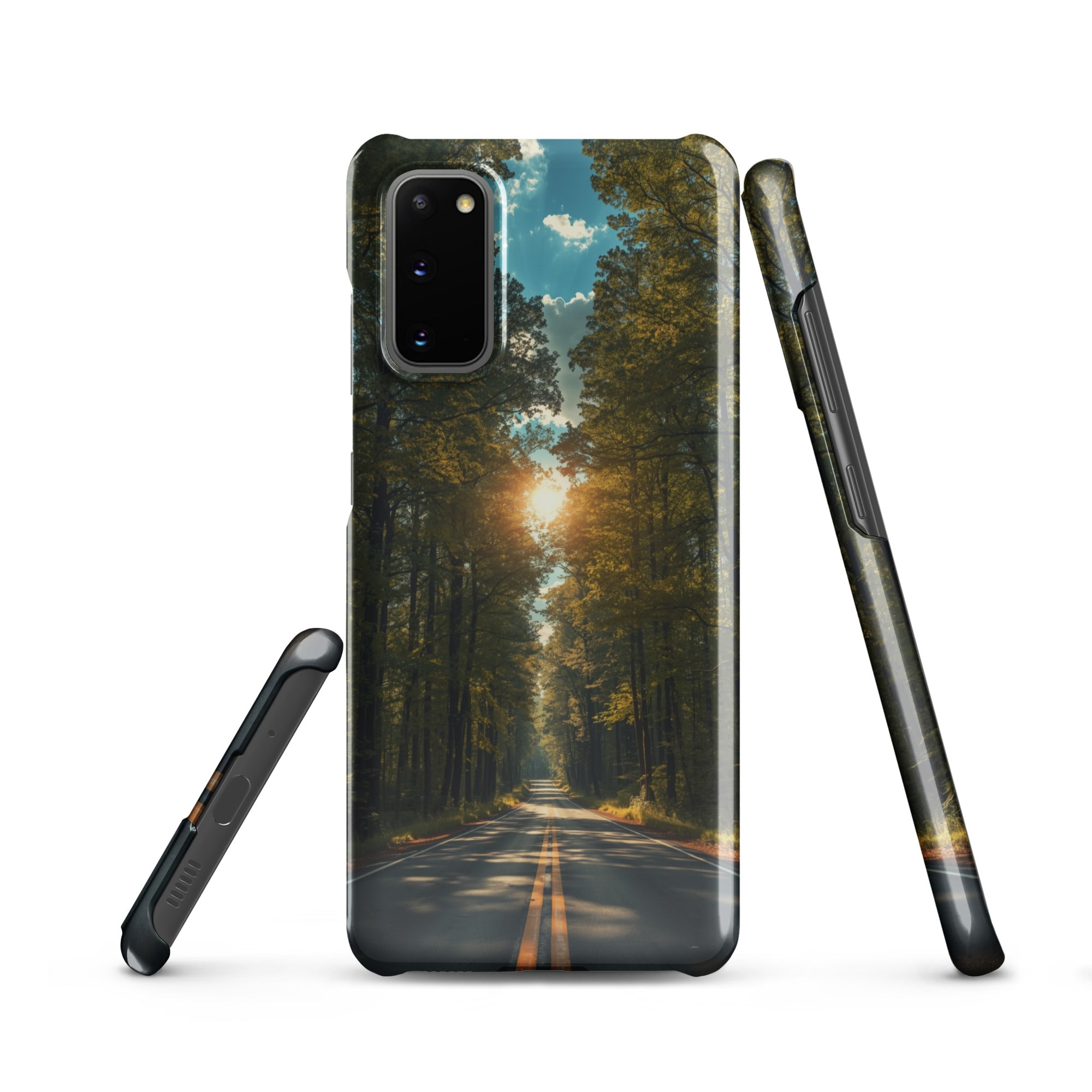 Foto di - Cover Resistente e Sottile Samsung - Compatibile con Ricarica Wireless - Green Road-Smartphone-Biiply