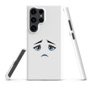 Foto di - Cover Resistente e Sottile Samsung - Compatibile con Ricarica Wireless - Occhi Tristi-Smartphone-Biiply