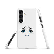 Foto di - Cover Resistente e Sottile Samsung - Compatibile con Ricarica Wireless - Occhi Tristi-Smartphone-Biiply