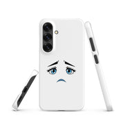 Foto di - Cover Resistente e Sottile Samsung - Compatibile con Ricarica Wireless - Occhi Tristi-Smartphone-Biiply