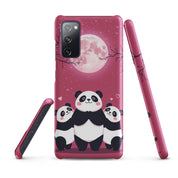 Foto di - Cover Resistente e Sottile Samsung - Compatibile con Ricarica Wireless - Panda Coccolosi-Smartphone-Biiply
