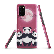 Foto di - Cover Resistente e Sottile Samsung - Compatibile con Ricarica Wireless - Panda Coccolosi-Smartphone-Biiply