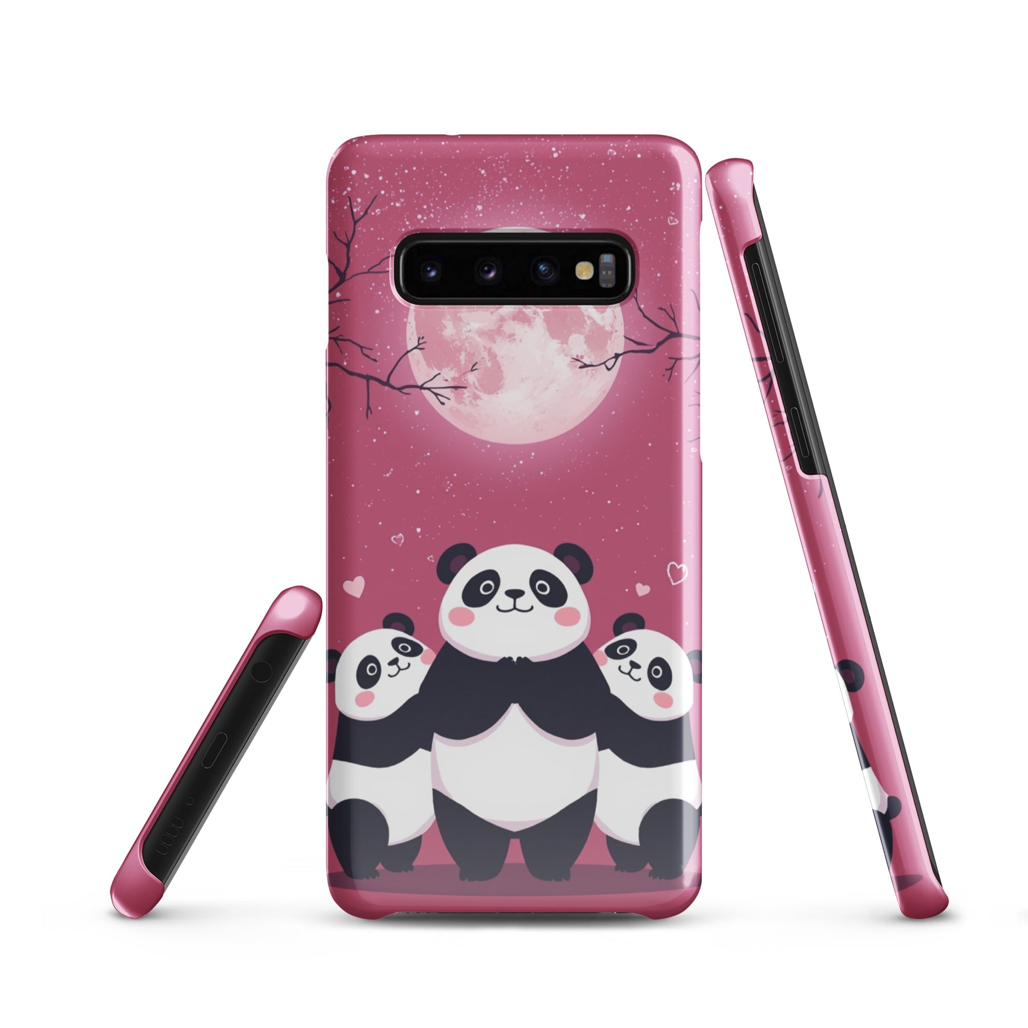 Foto di - Cover Resistente e Sottile Samsung - Compatibile con Ricarica Wireless - Panda Coccolosi-Smartphone-Biiply