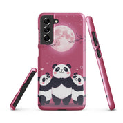 Foto di - Cover Resistente e Sottile Samsung - Compatibile con Ricarica Wireless - Panda Coccolosi-Smartphone-Biiply