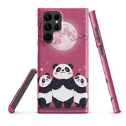 Foto di - Cover Resistente e Sottile Samsung - Compatibile con Ricarica Wireless - Panda Coccolosi-Smartphone-Biiply