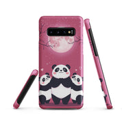 Foto di - Cover Resistente e Sottile Samsung - Compatibile con Ricarica Wireless - Panda Coccolosi-Smartphone-Biiply