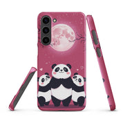 Foto di - Cover Resistente e Sottile Samsung - Compatibile con Ricarica Wireless - Panda Coccolosi-Smartphone-Biiply