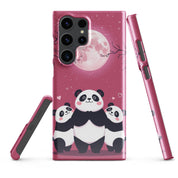 Foto di - Cover Resistente e Sottile Samsung - Compatibile con Ricarica Wireless - Panda Coccolosi-Smartphone-Biiply