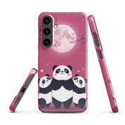 Foto di - Cover Resistente e Sottile Samsung - Compatibile con Ricarica Wireless - Panda Coccolosi-Smartphone-Biiply
