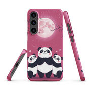 Foto di - Cover Resistente e Sottile Samsung - Compatibile con Ricarica Wireless - Panda Coccolosi-Smartphone-Biiply