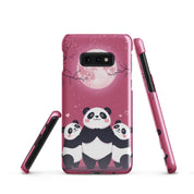 Foto di - Cover Resistente e Sottile Samsung - Compatibile con Ricarica Wireless - Panda Coccolosi-Smartphone-Biiply