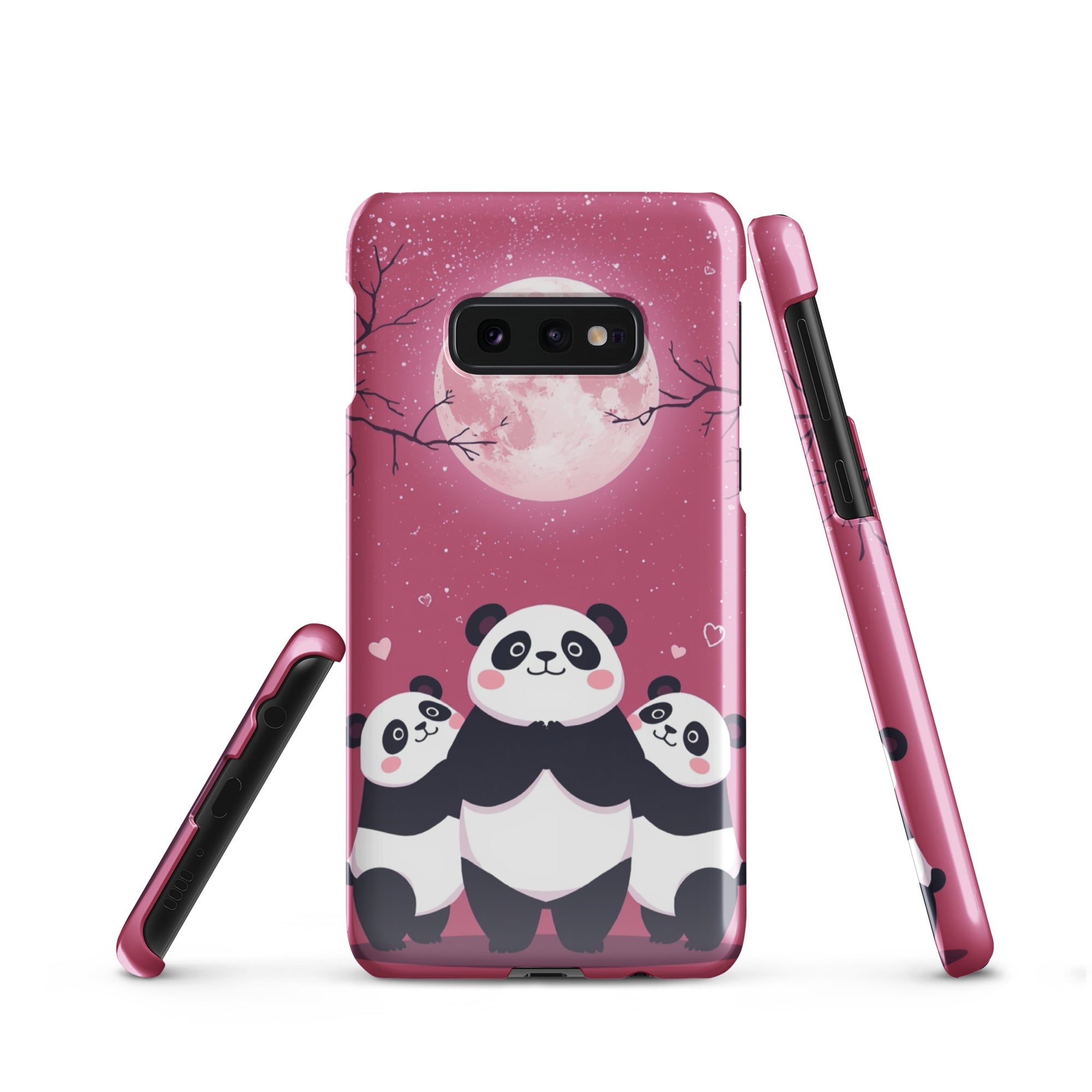 Foto di - Cover Resistente e Sottile Samsung - Compatibile con Ricarica Wireless - Panda Coccolosi-Smartphone-Biiply