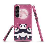 Foto di - Cover Resistente e Sottile Samsung - Compatibile con Ricarica Wireless - Panda Coccolosi-Smartphone-Biiply