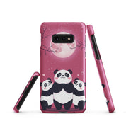 Foto di - Cover Resistente e Sottile Samsung - Compatibile con Ricarica Wireless - Panda Coccolosi-Smartphone-Biiply