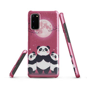Foto di - Cover Resistente e Sottile Samsung - Compatibile con Ricarica Wireless - Panda Coccolosi-Smartphone-Biiply
