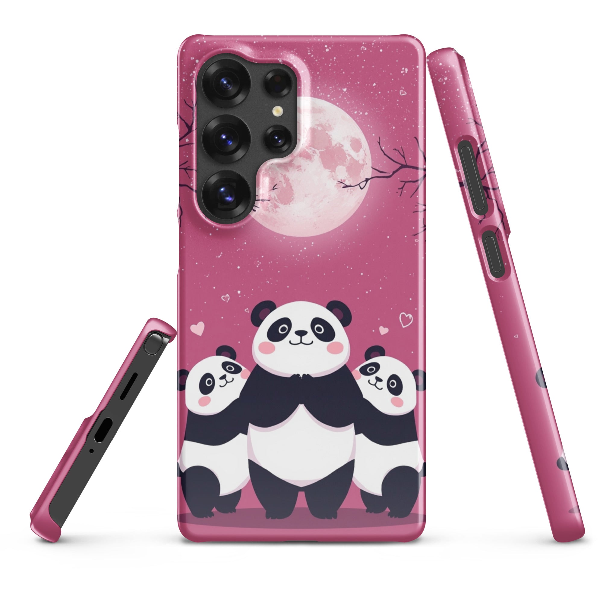 Foto di - Cover Resistente e Sottile Samsung - Compatibile con Ricarica Wireless - Panda Coccolosi-Smartphone-Biiply