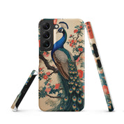 Foto di - Cover Resistente e Sottile Samsung - Compatibile con Ricarica Wireless - Pavone Giapponese-Smartphone-Biiply