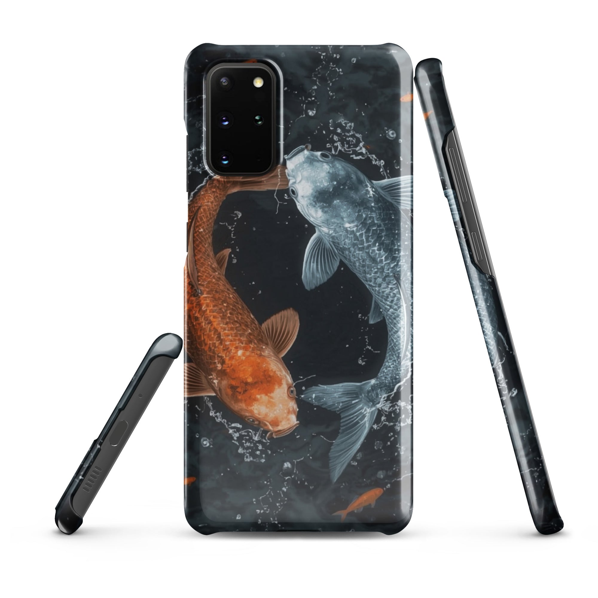 Foto di - Cover Resistente e Sottile Samsung - Compatibile con Ricarica Wireless - Pesci Ying e Yang-Smartphone-Biiply