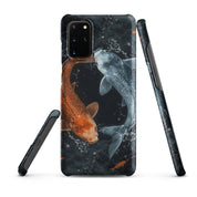 Foto di - Cover Resistente e Sottile Samsung - Compatibile con Ricarica Wireless - Pesci Ying e Yang-Smartphone-Biiply